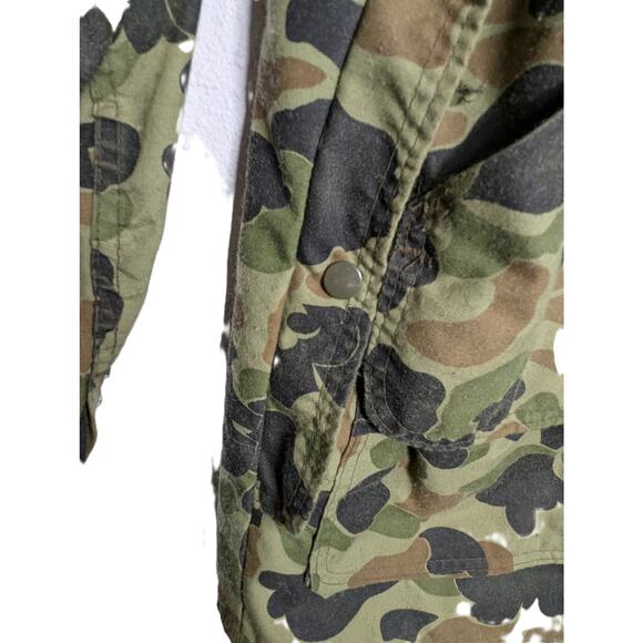 Field and fireside vintage Bird hunting camouflage jacket 60s Size S - Picture 7 of 15